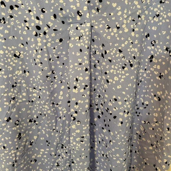 NWT “Cooper & Ella” Blue Spot Short Sleeve Top - Picture 4 of 6